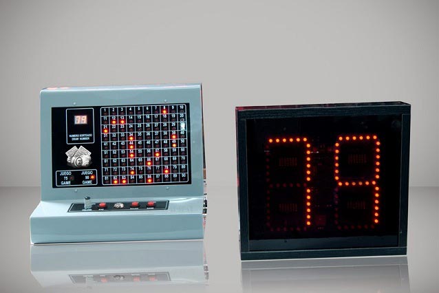bingo electronico display